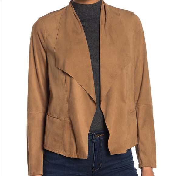 Max Studio Jacket Faux Suede in Vicuna - Picture 1 of 2
